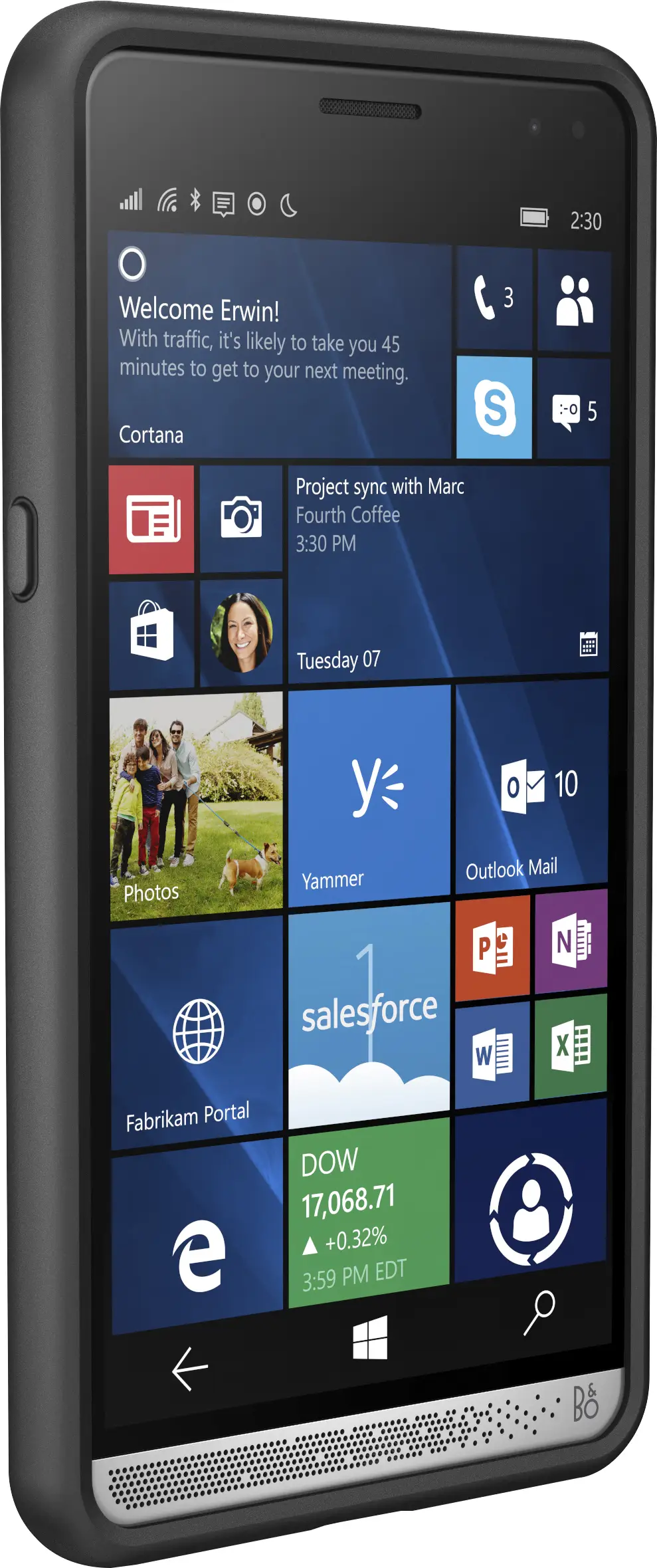 HP Elite x3 Y1M43EA 64 GB 4 GB RAM Krom Akıllı Telefon Thumbnail 10