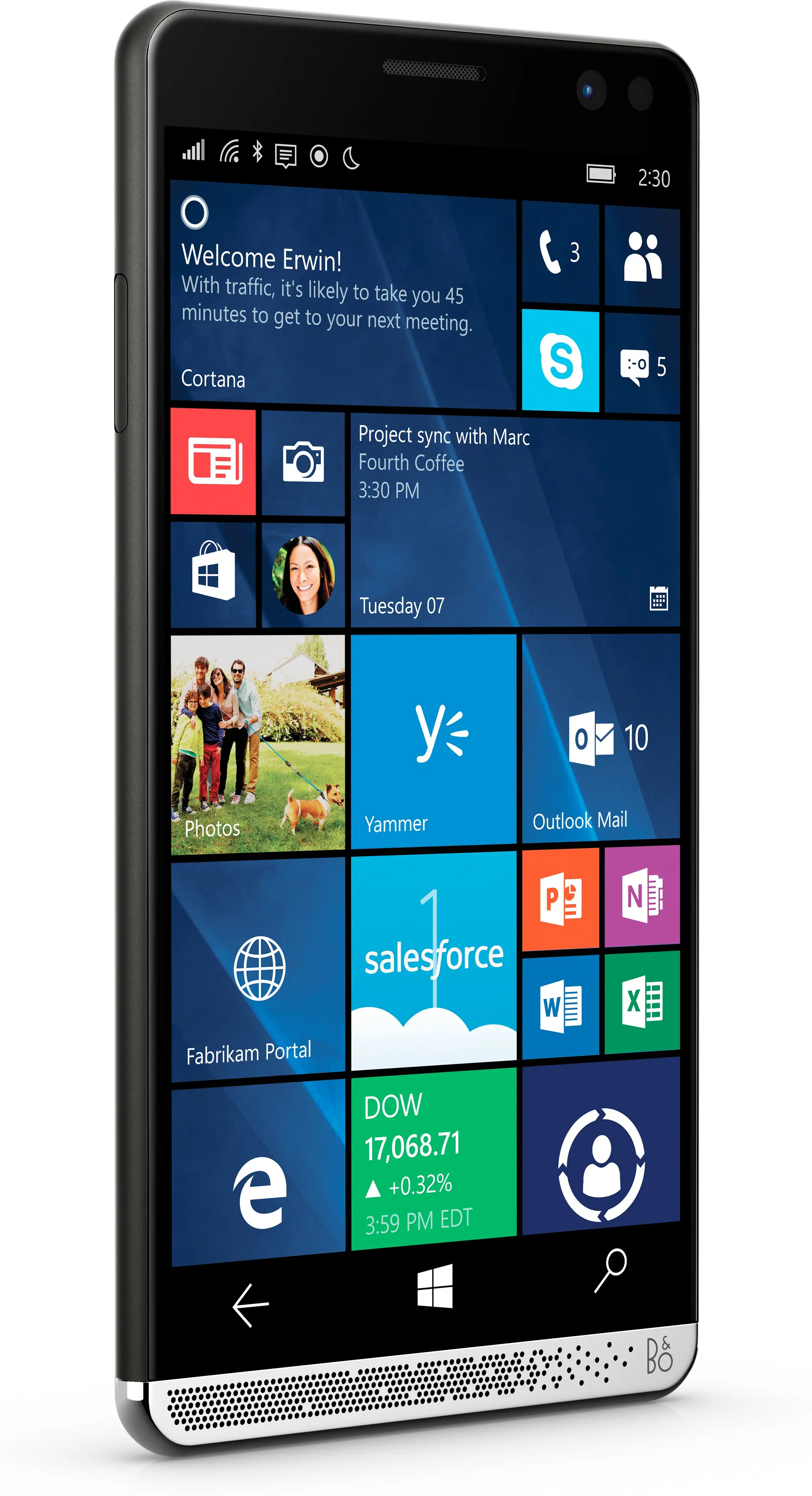 HP Elite x3 Y1M43EA 64 GB 4 GB RAM Krom Akıllı Telefon Thumbnail 11