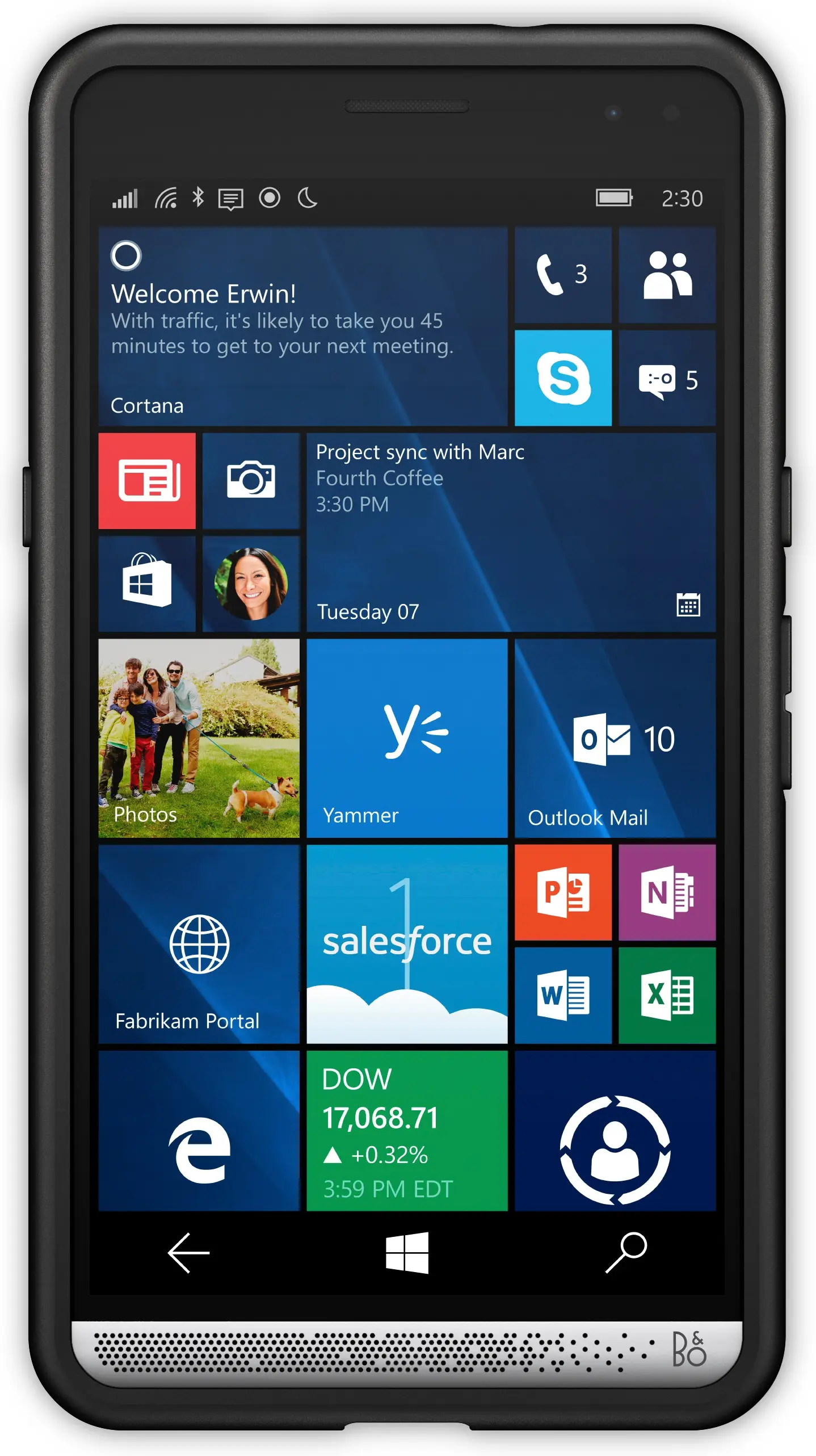 HP Elite x3 Y1M43EA 64 GB 4 GB RAM Krom Akıllı Telefon Cep Telefonu