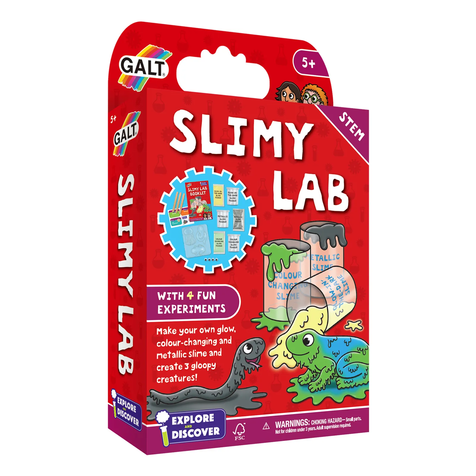 Galt Toys Slimy Lab 1005128 Çocuklar için Bilim Oyuncakları