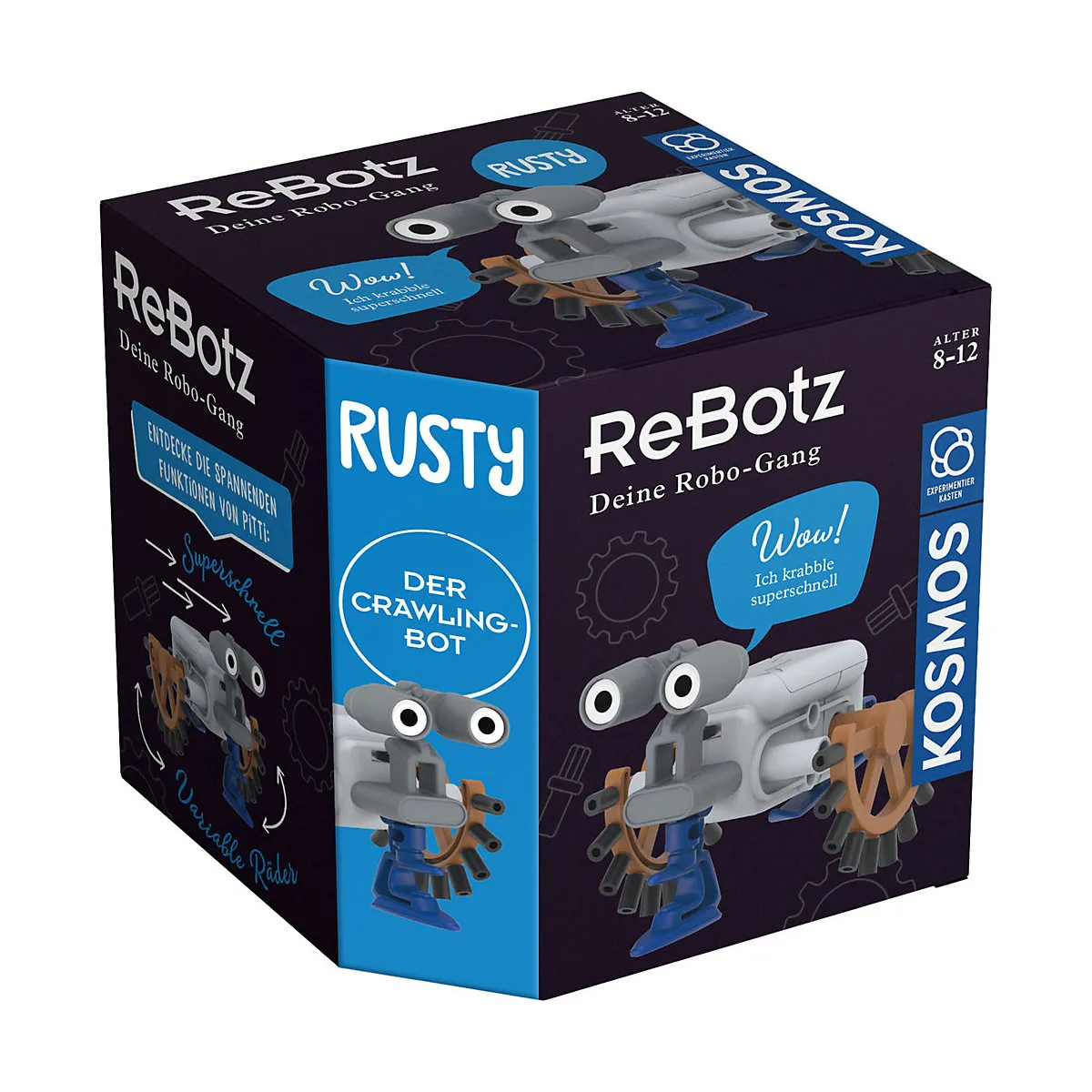 Kosmos ReBotz Rusty der Crawling-Bot toy 617059 Çocuklar için Bilim Oyuncakları
