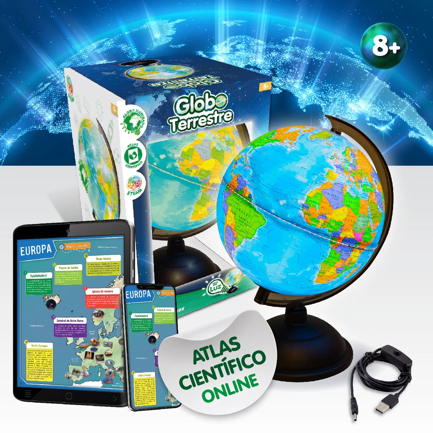 Science4You Light Up Globe 80005004 Thumbnail 1
