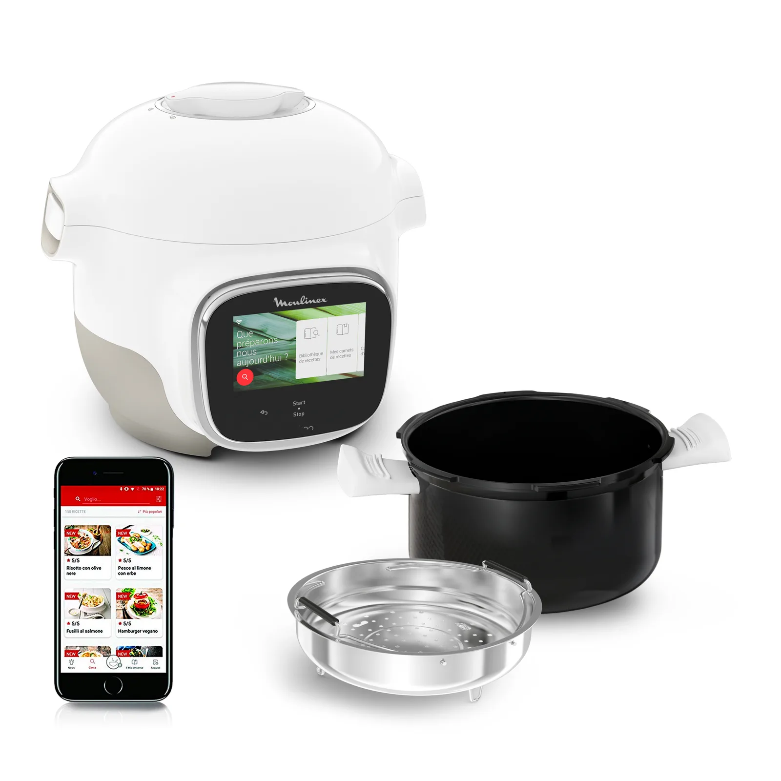 Moulinex Cookeo Touch Mini CE922110 Çok Amaçlı Pişiricile