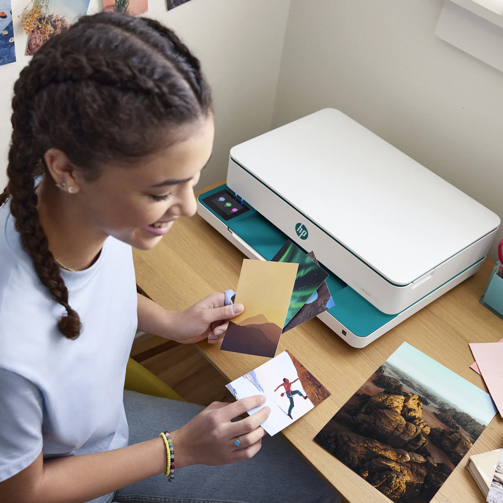HP Envy 6122e Instant Ink Fotoğraf baskısı 714L9B Mürekkep Püskürtmeli Renkli Wi-Fi Çok Fonksiyonlu Yazıcı Thumbnail 13