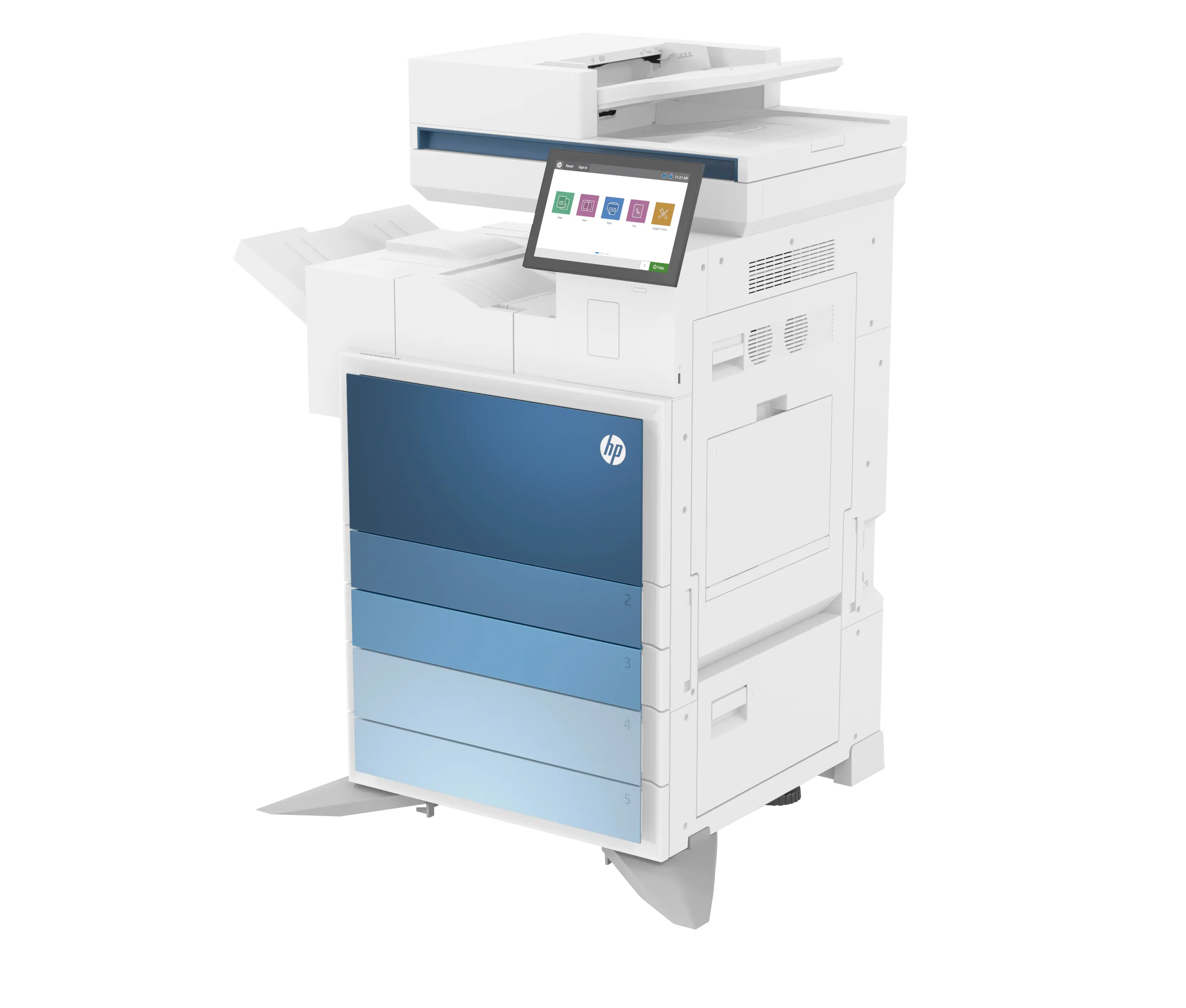 HP LaserJet E731dn Multifunction Siyah beyaz alnızca Ethernet 5QJ98A Lazer Wi-Fi Çok Fonksiyonlu Yazıcı Thumbnail 4