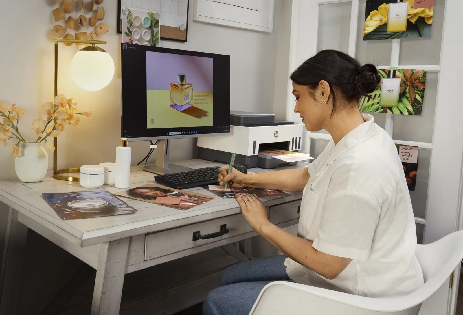 HP Smart Tank 7308 Up to 2 Years of ink included Two-sided printing 9B5C6A Renkli Wi-Fi Çok Fonksiyonlu Yazıcı Thumbnail 6