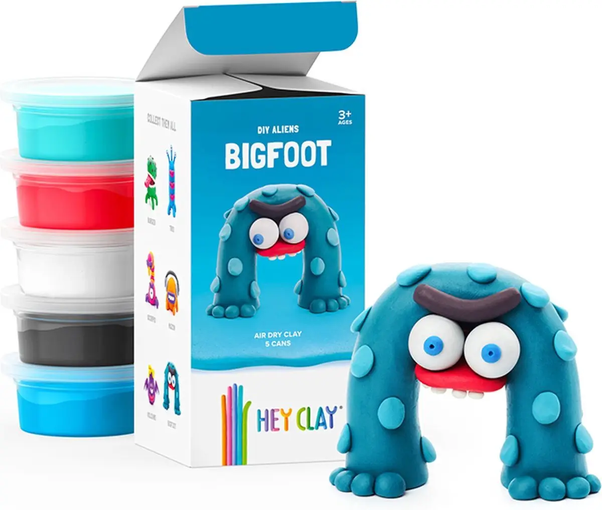 HEY CLAY Aliens Bigfoot HC50158 Çömlekçilik Ve Modelleme Ürünleri