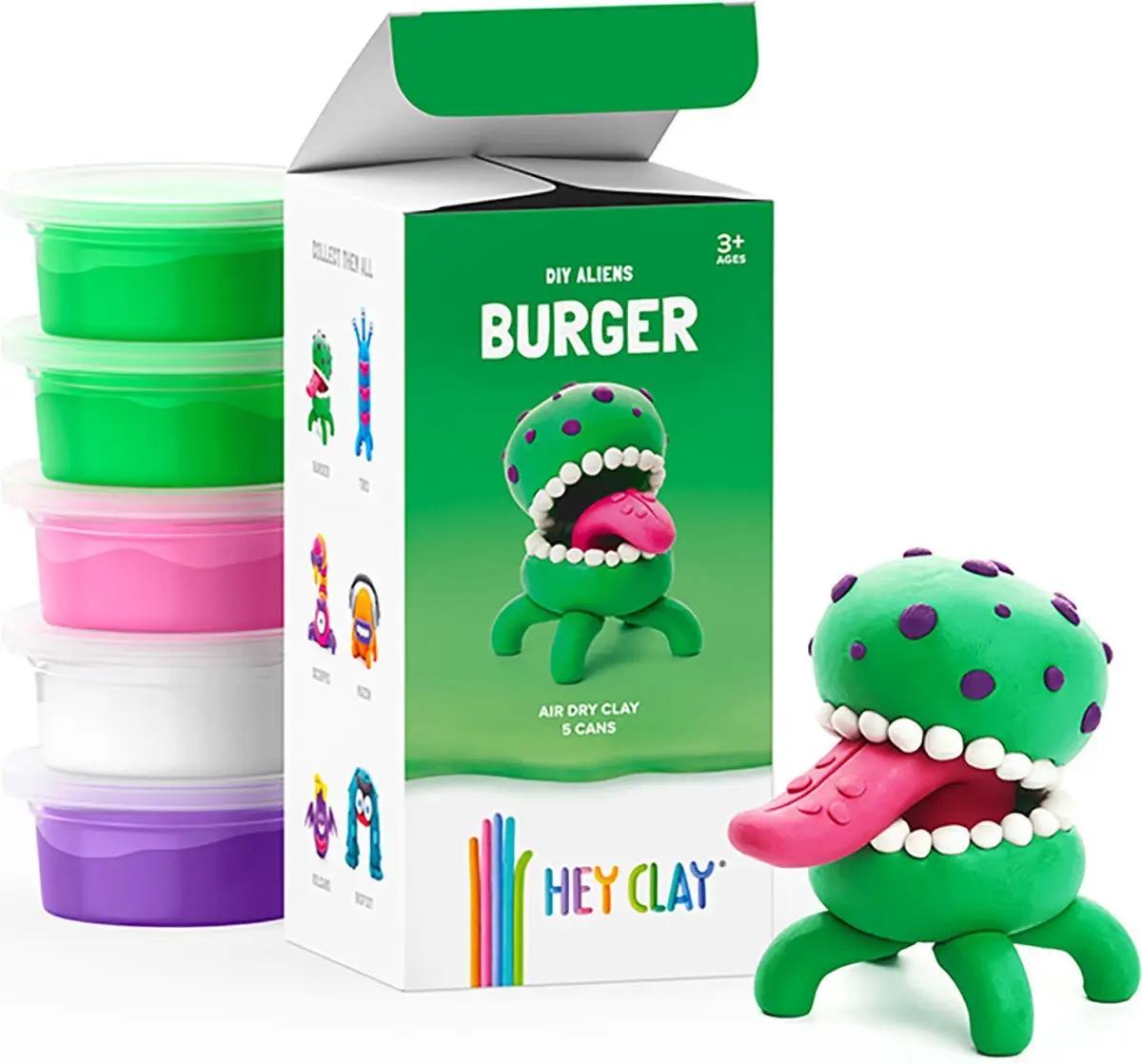 HEY CLAY Aliens Burger HC50154 Çömlekçilik Ve Modelleme Ürünleri