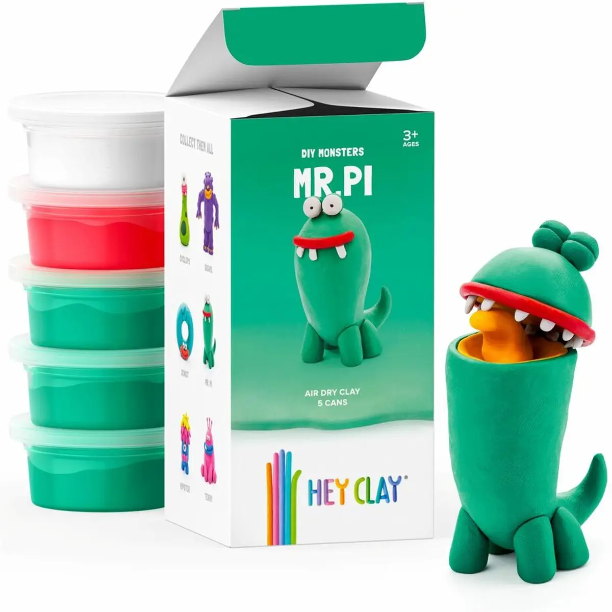 HEY CLAY Monster Mr. Pi HC50149 Çömlekçilik Ve Modelleme Ürünleri