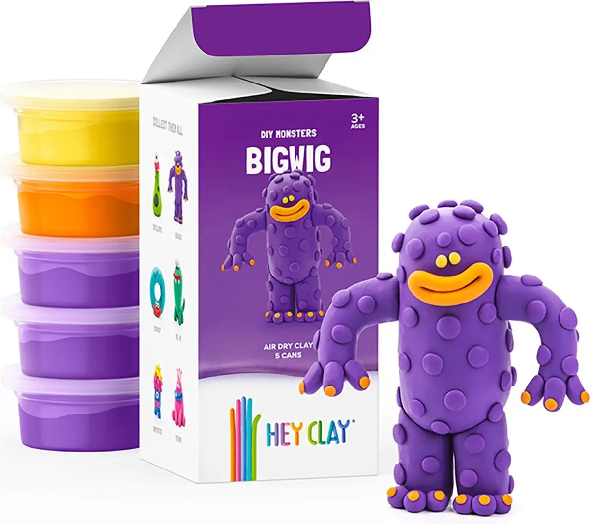 HEY CLAY Monsters Bigwig HC50151 Çömlekçilik Ve Modelleme Ürünleri