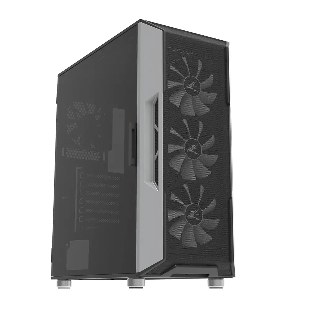 Zalman I3 Neo ATX Mid Tower PC Case Mesh front for efficient cooling Pre-installed fan 3 Thumbnail 8