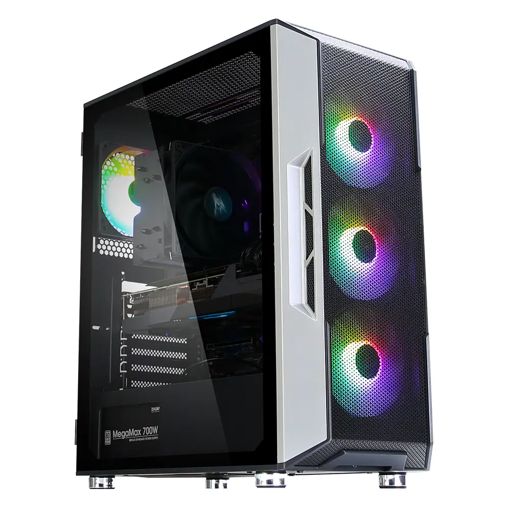 Zalman I3 Neo ATX Mid Tower PC Case Mesh front for efficient cooling Pre-installed fan 3 Computer Cases