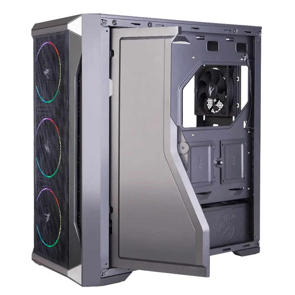 Zalman Z8 MS ATX Mid Tower PC Case, ARGB fan x3, Mesh Thumbnail 4