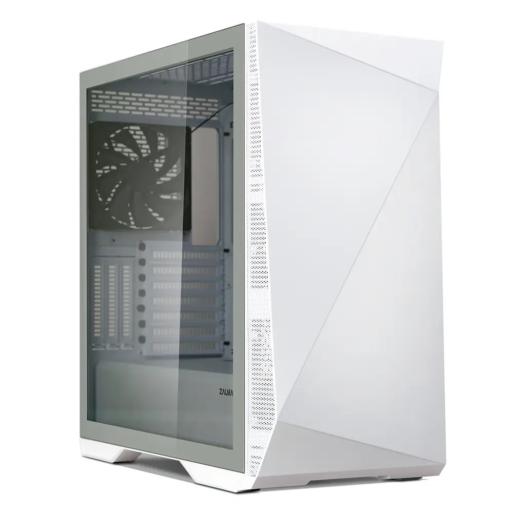 Zalman Z9 Iceberg ATX Mid Tower PC Case, White fan Z9 ICEBERG WHITE Computer Cases