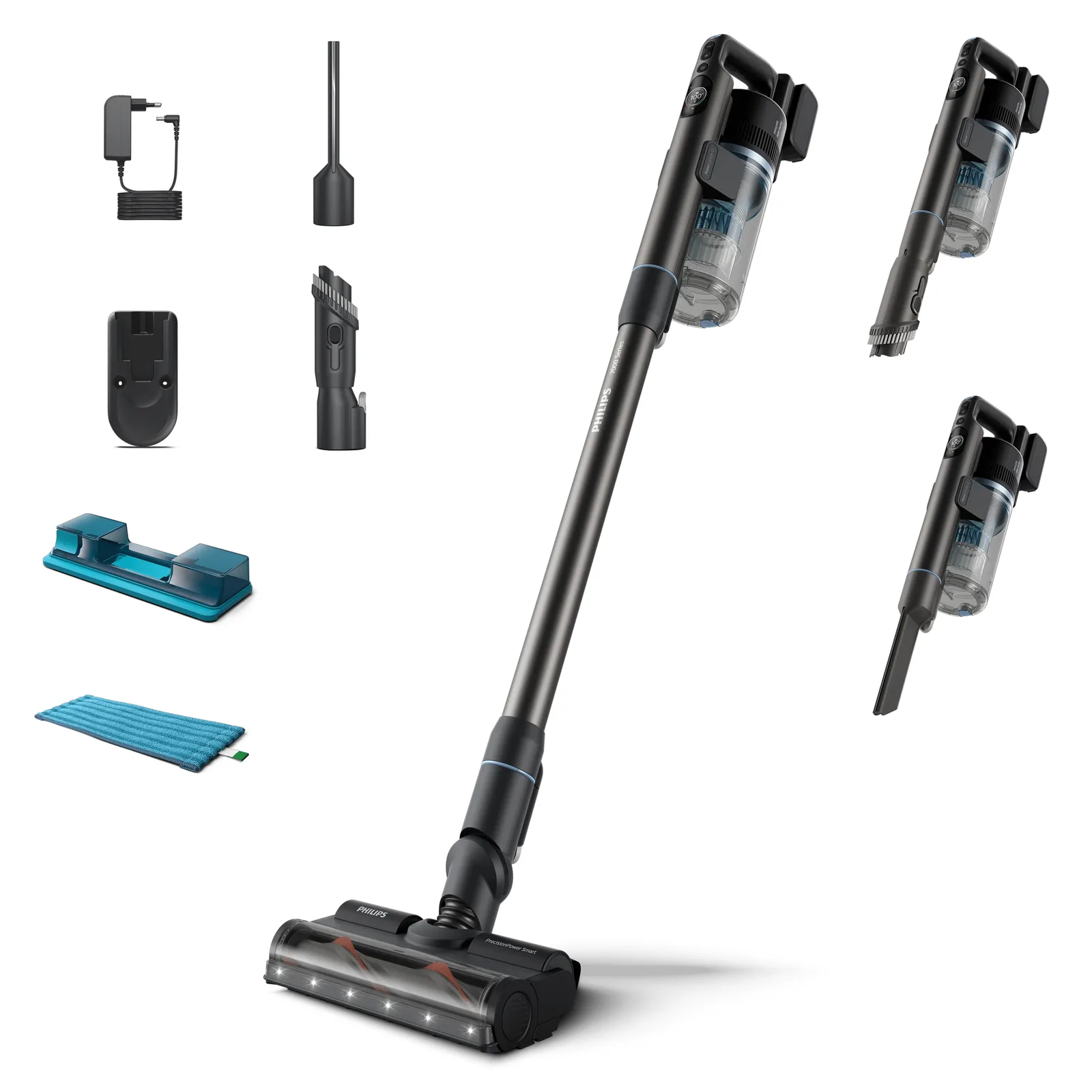 Philips Aqua 7000 Serisi Kablosuz Dik Süpürge ​ XC7053/01 Çubuk Elektrikli Süpürgeler & Elektrikli Fırç