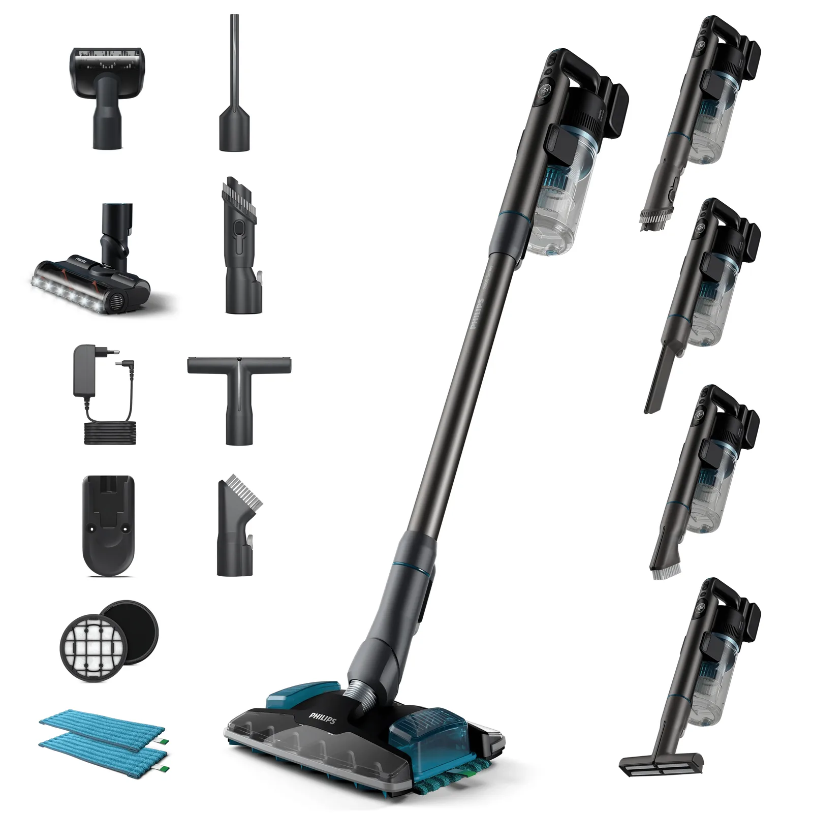 Philips Aqua Plus 8000 Serisi XC8057/01 Kablosuz Dik Süpürge Çubuk Elektrikli Süpürgeler & Elektrikli Fırç