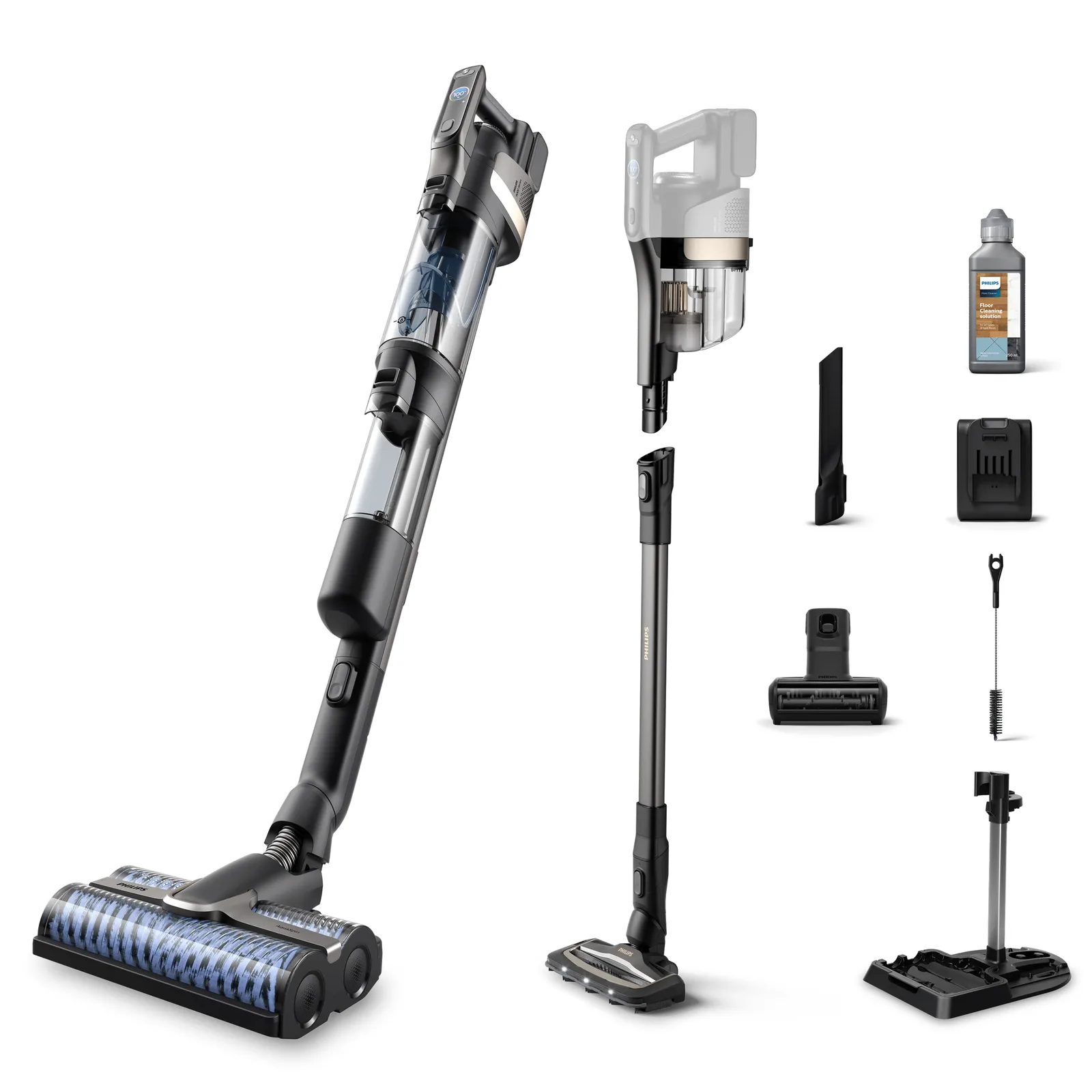 Philips AquaTrio Cordless XW9383/01 Kablosuz Islak-Kuru Dik Süpürge 9000 Serisi Çubuk Elektrikli Süpürgeler & Elektrikli Fırç