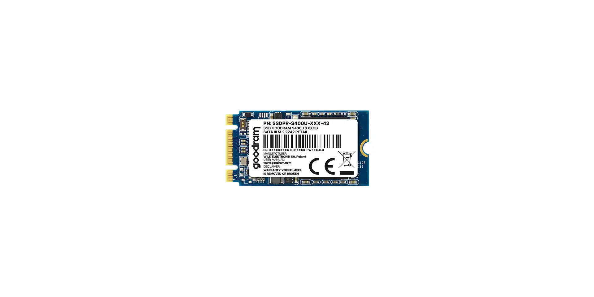 Goodram S400u 240 GB SSDPR-S400U-240-42 M.2 SSD