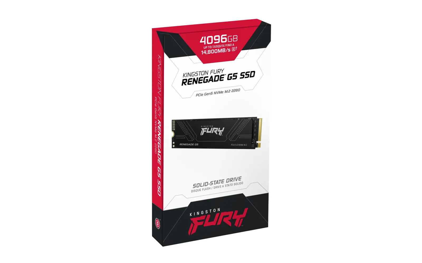 Kingston Technology FURY Renegade G5 SFYR2S/4T0 4 TB M.2 22x80 Gen5 NVMe SSD Thumbnail 3