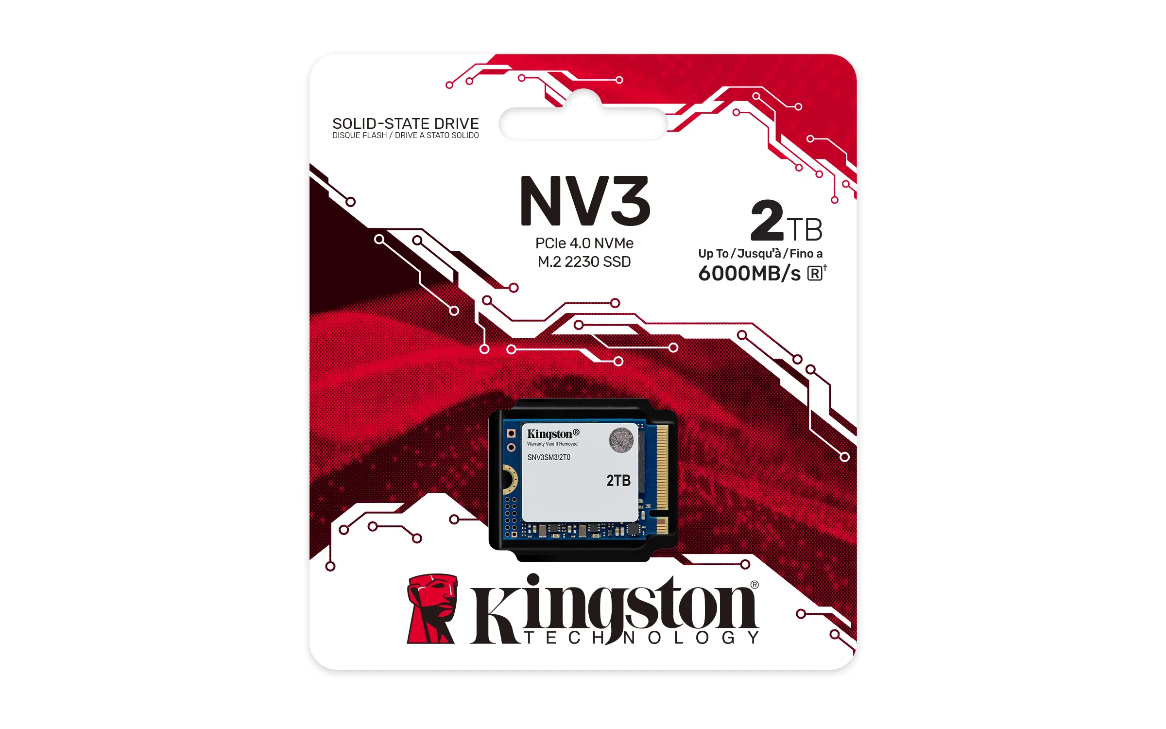 Kingston Technology NV3 SNV3SM3/2T0 2 TB M.2 22x30 Gen4 NVMe SSD Thumbnail 2