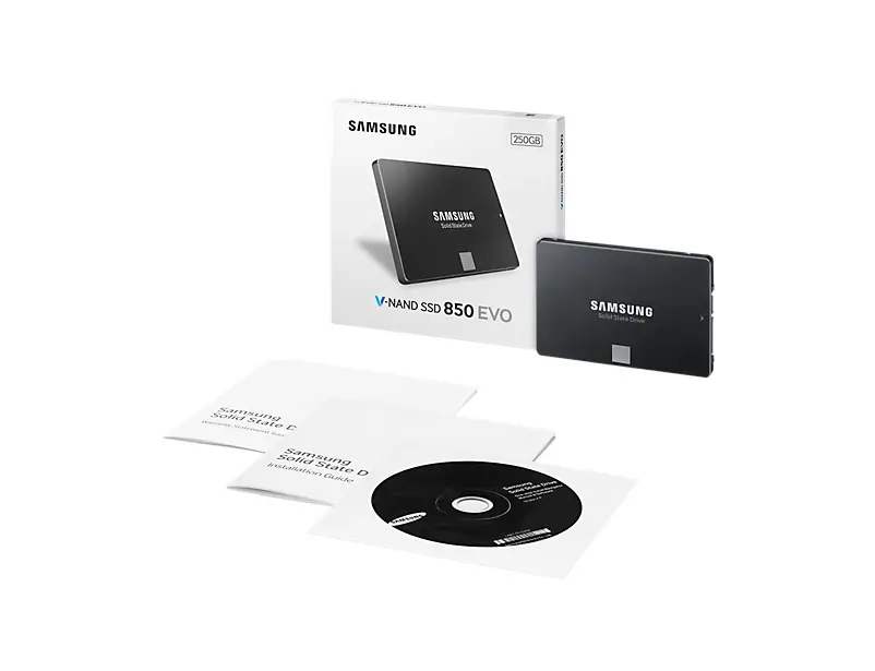 Samsung 850 EVO 250 GB MZ-75E250B/EU 2.5" SSD Thumbnail 2