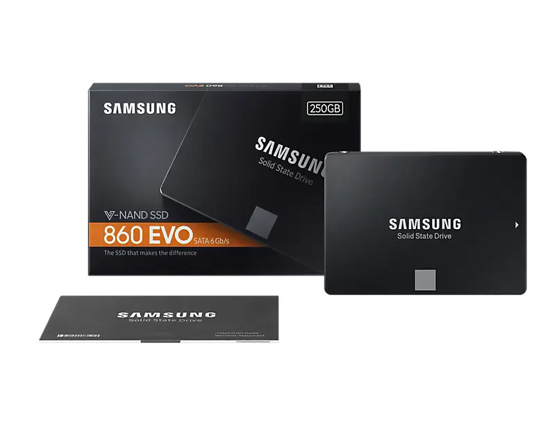 Samsung 860 EVO 250 GB MZ-76E250B 2.5" SSD Thumbnail 8