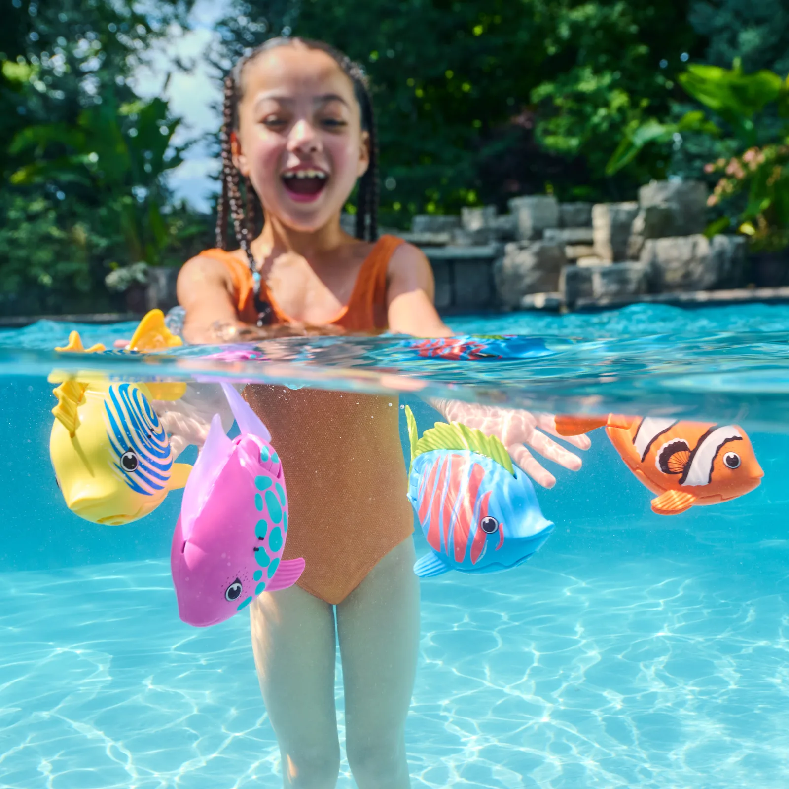 Spin Master SwimWays Rainbow Reef Clown Fish 6072502 Thumbnail 2