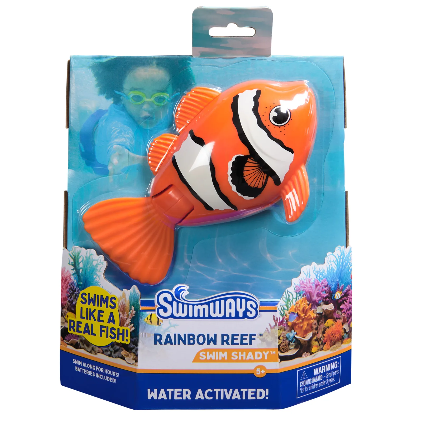 Spin Master SwimWays Rainbow Reef Clown Fish 6072502 Thumbnail 0