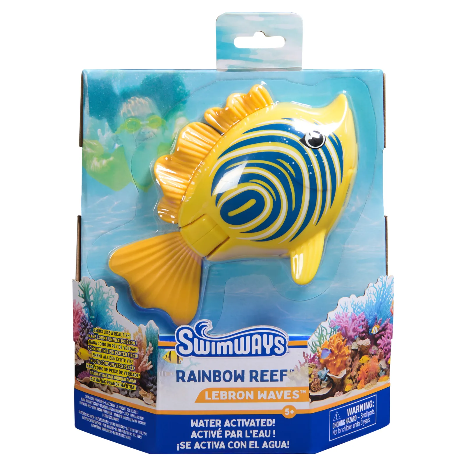 Spin Master SwimWays Rainbow Reef Yellow Fish 6071902 Dalış ve Yüzme Havuzu Oyuncakları