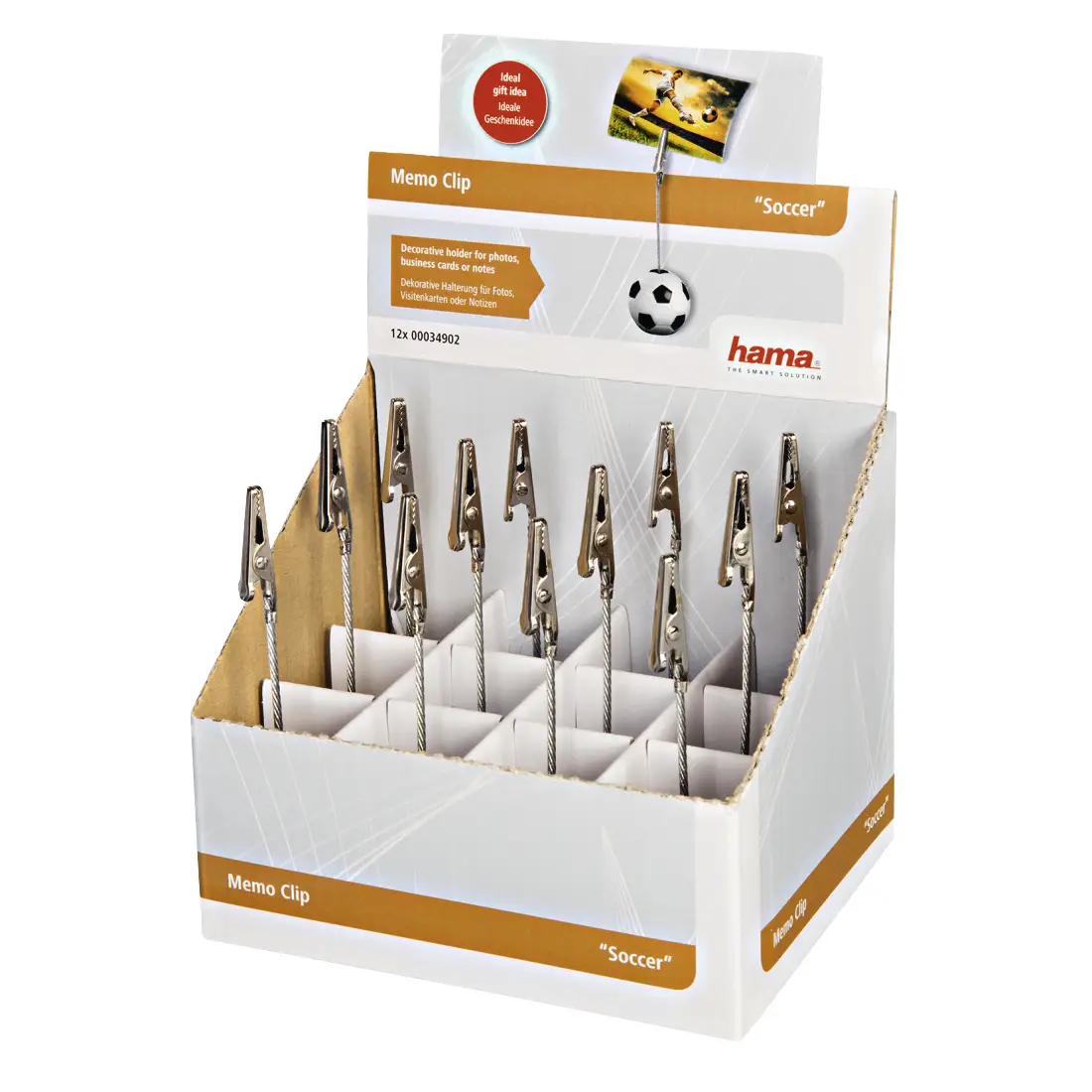 Hama Soccer 00034902 Dekoratif Klipsle