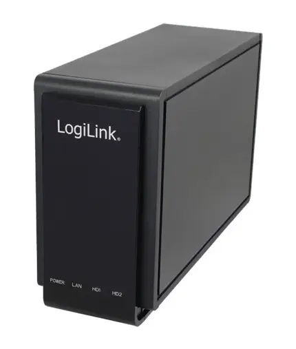 LogiLink 2-Bay Gigabit NAS Server 0 TB NS0046 Bilgisay