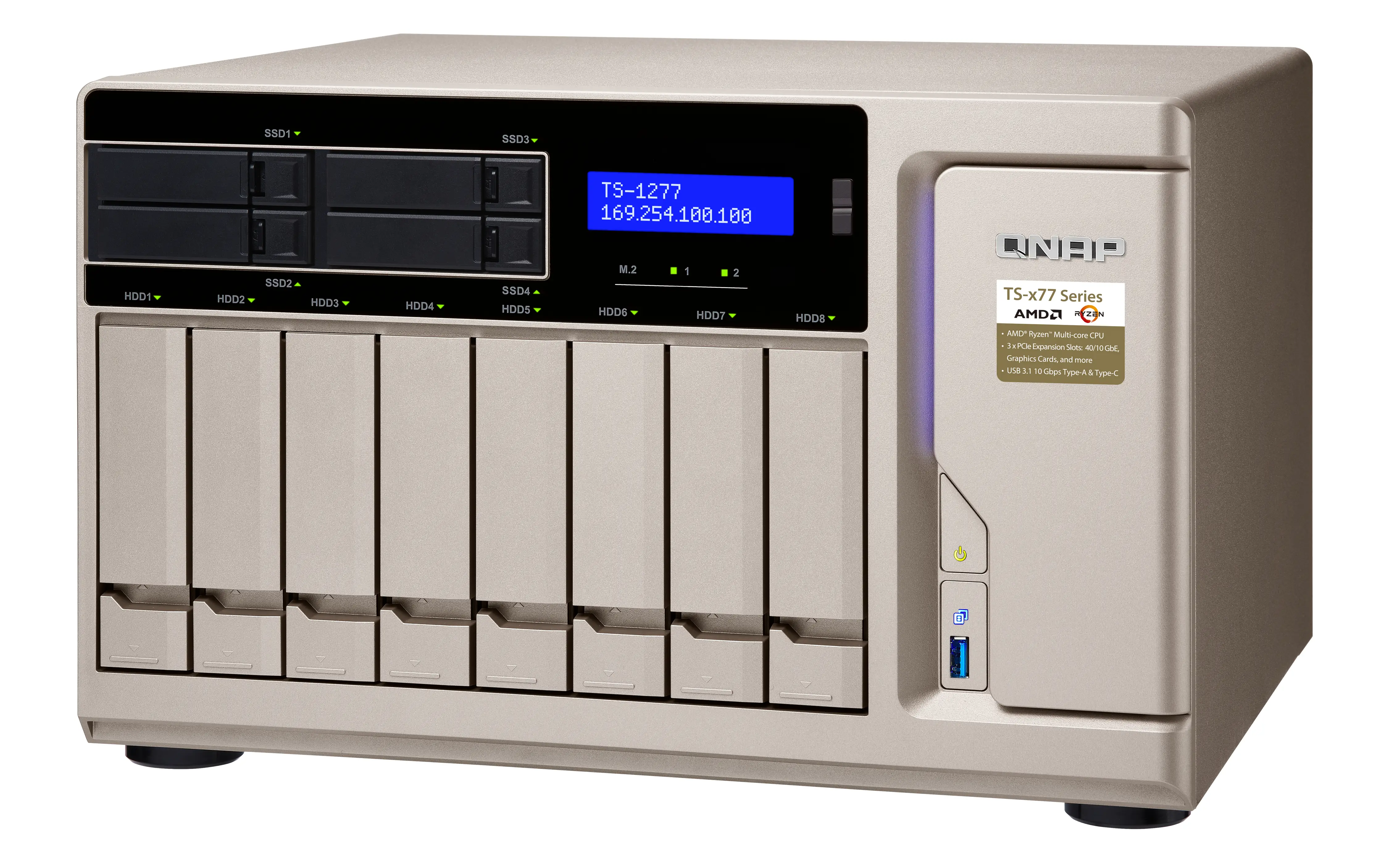 QNAP TS-1277 64 GB TS-1277-1700-64G/48TB-RP Bilgisay