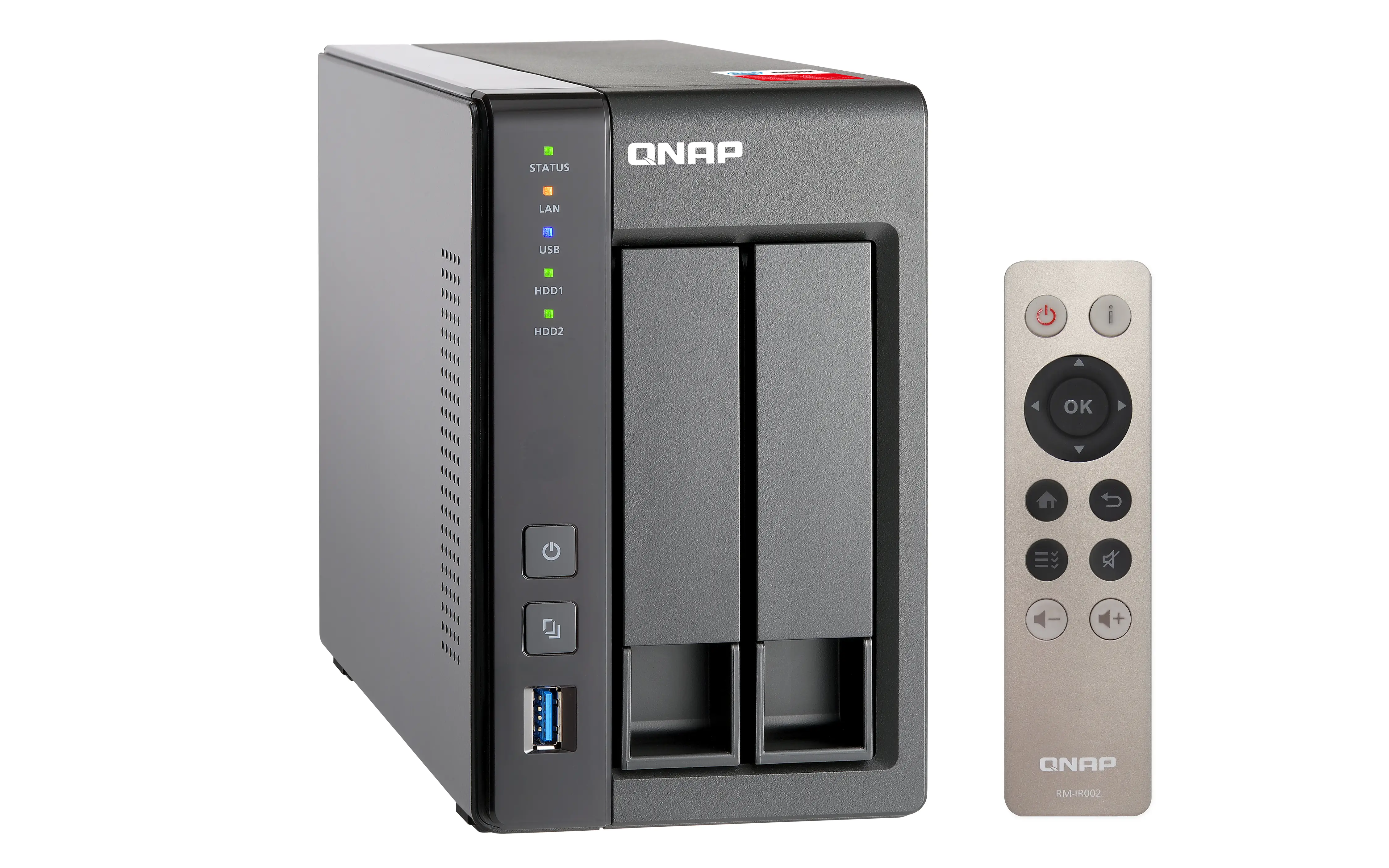 QNAP TS-251+ 2 GB TS-251+-2G/24TB-GOLD Thumbnail 3
