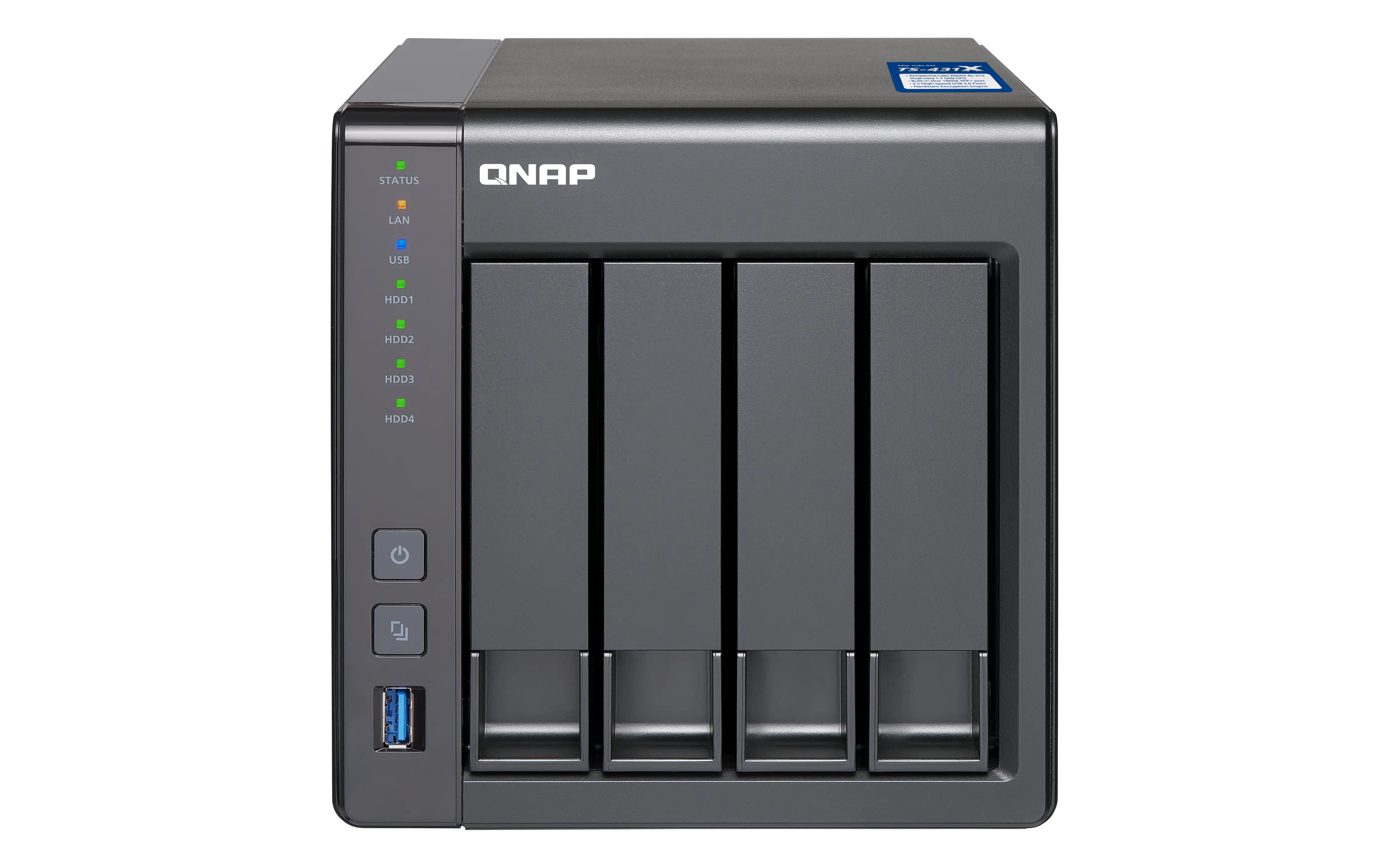 QNAP TS-431X 2 GB TS-431X-2G-16TB-RED