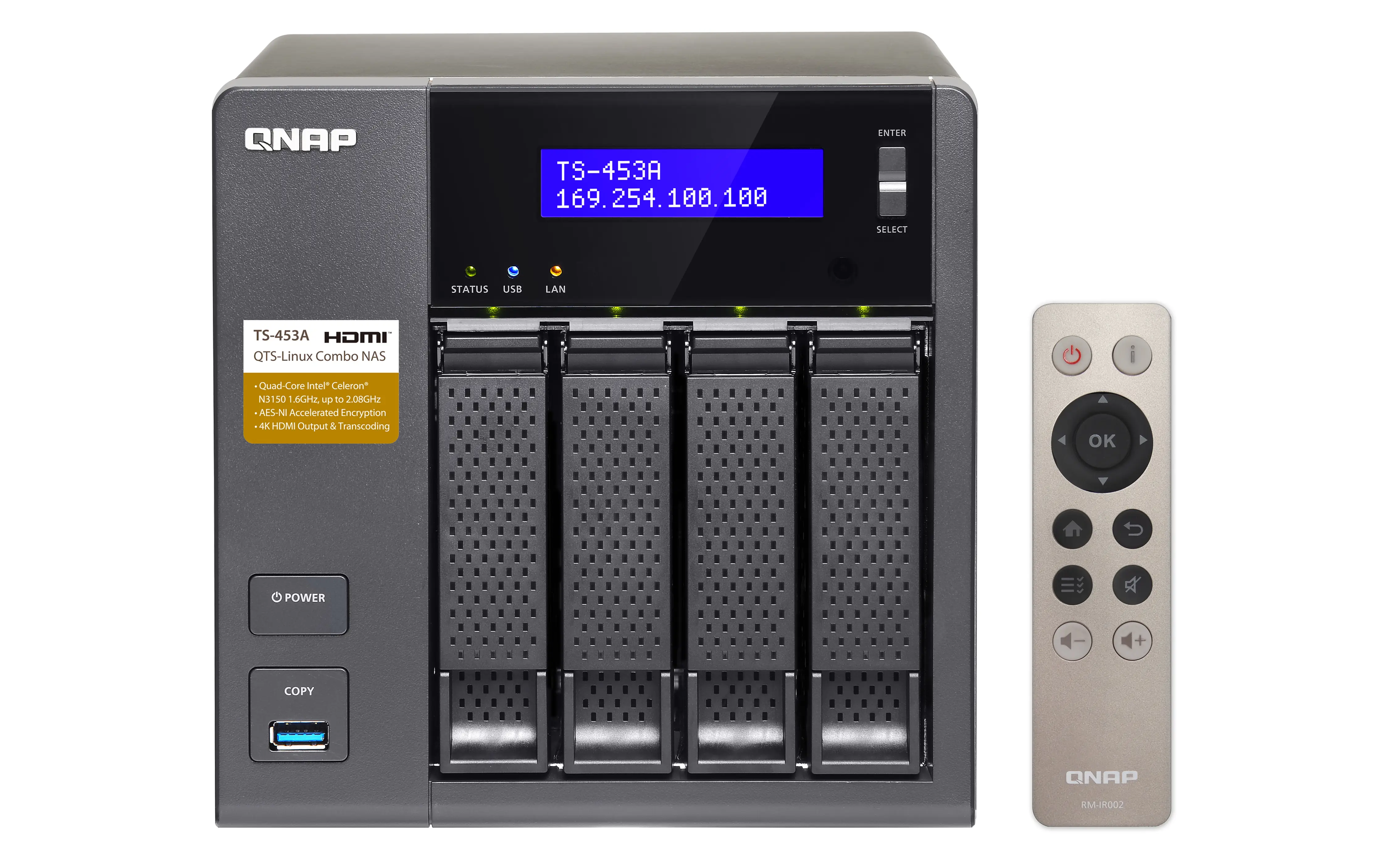 QNAP TS-453A 8 GB TS-453A-8G/48TB-IW Bilgisay
