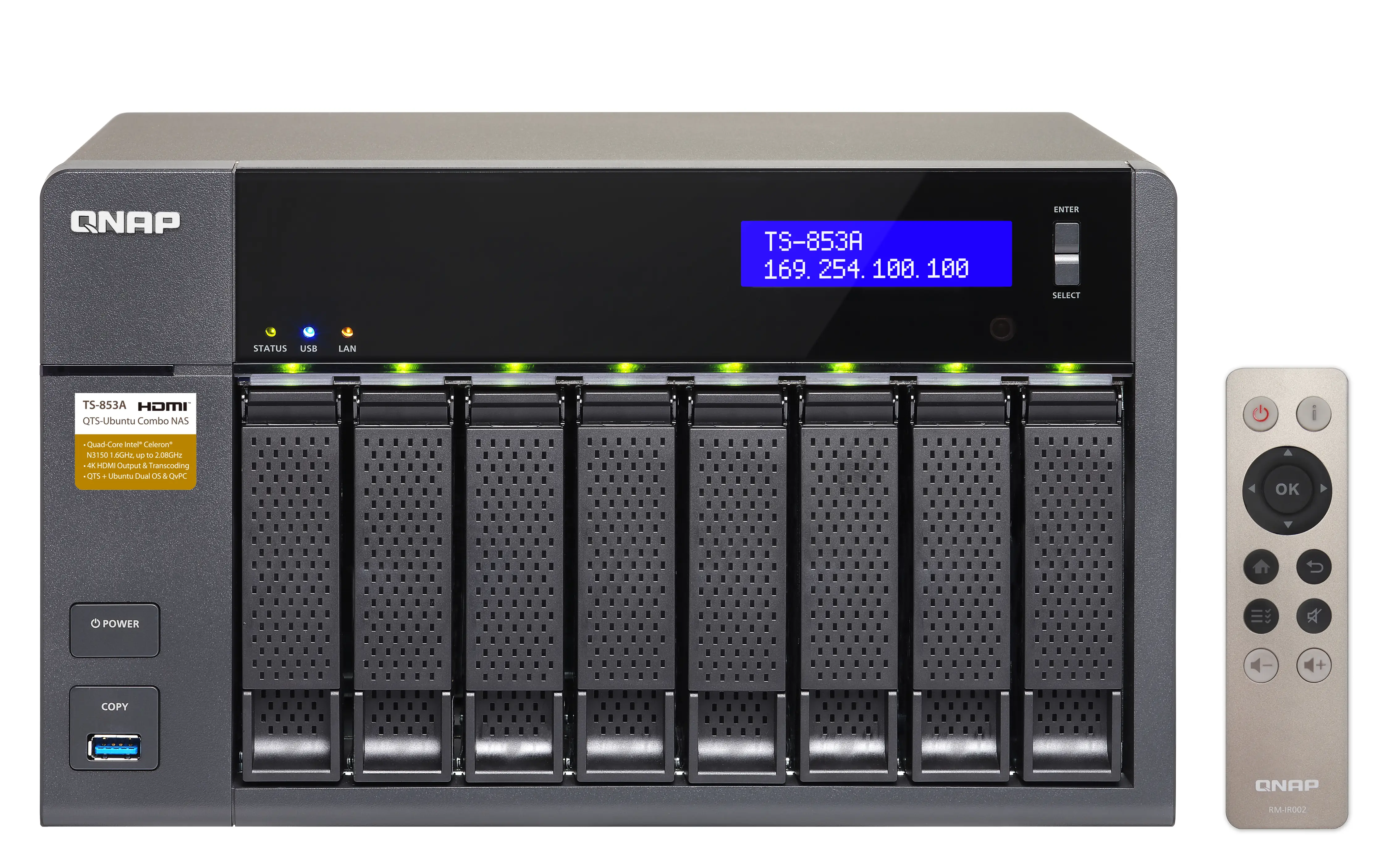 QNAP TS-853A 4 GB TS-853A-4G-24TB-SEAEN