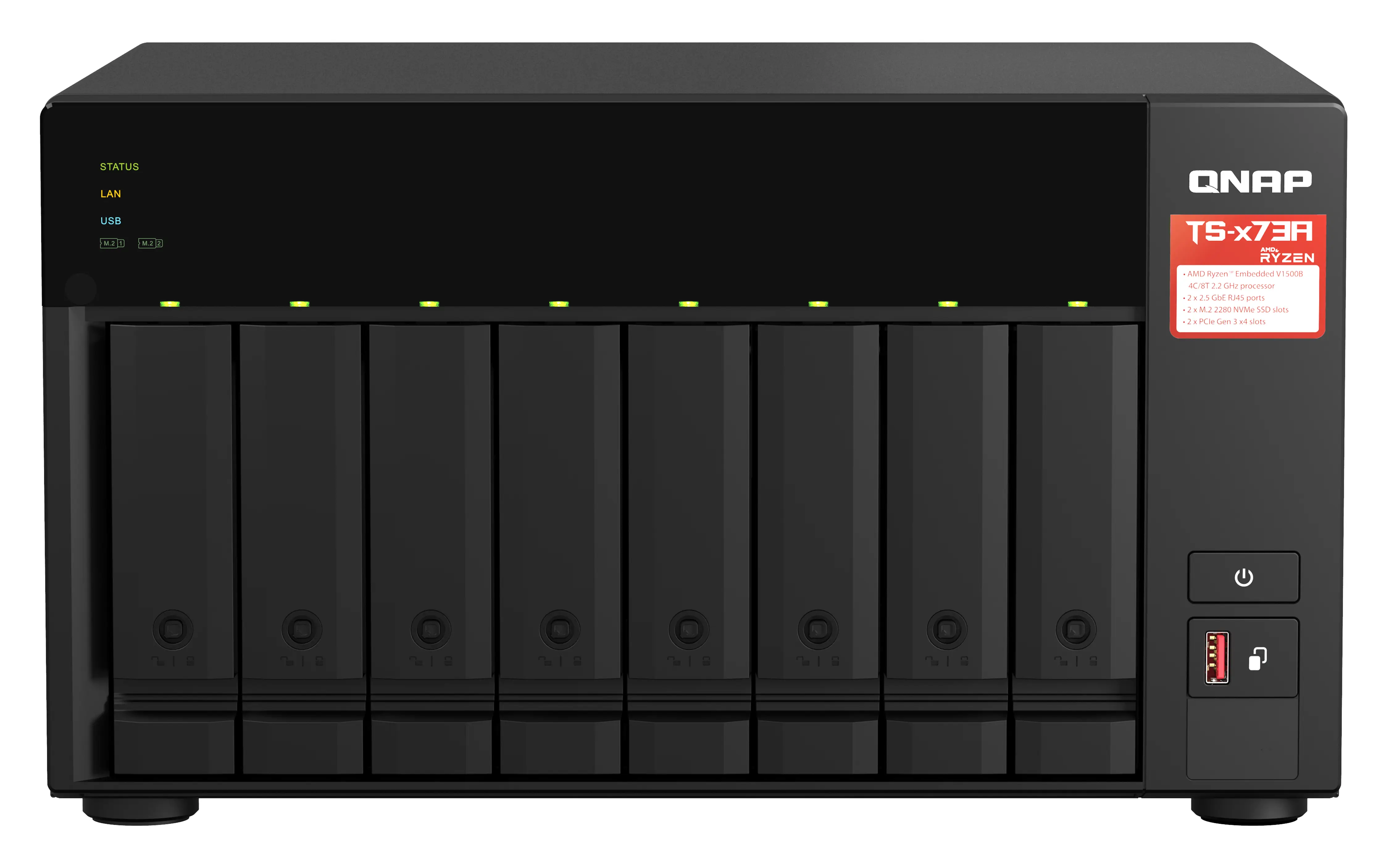 QNAP TS-873A 8 GB TS-873A-8G/16TB-REDPRO