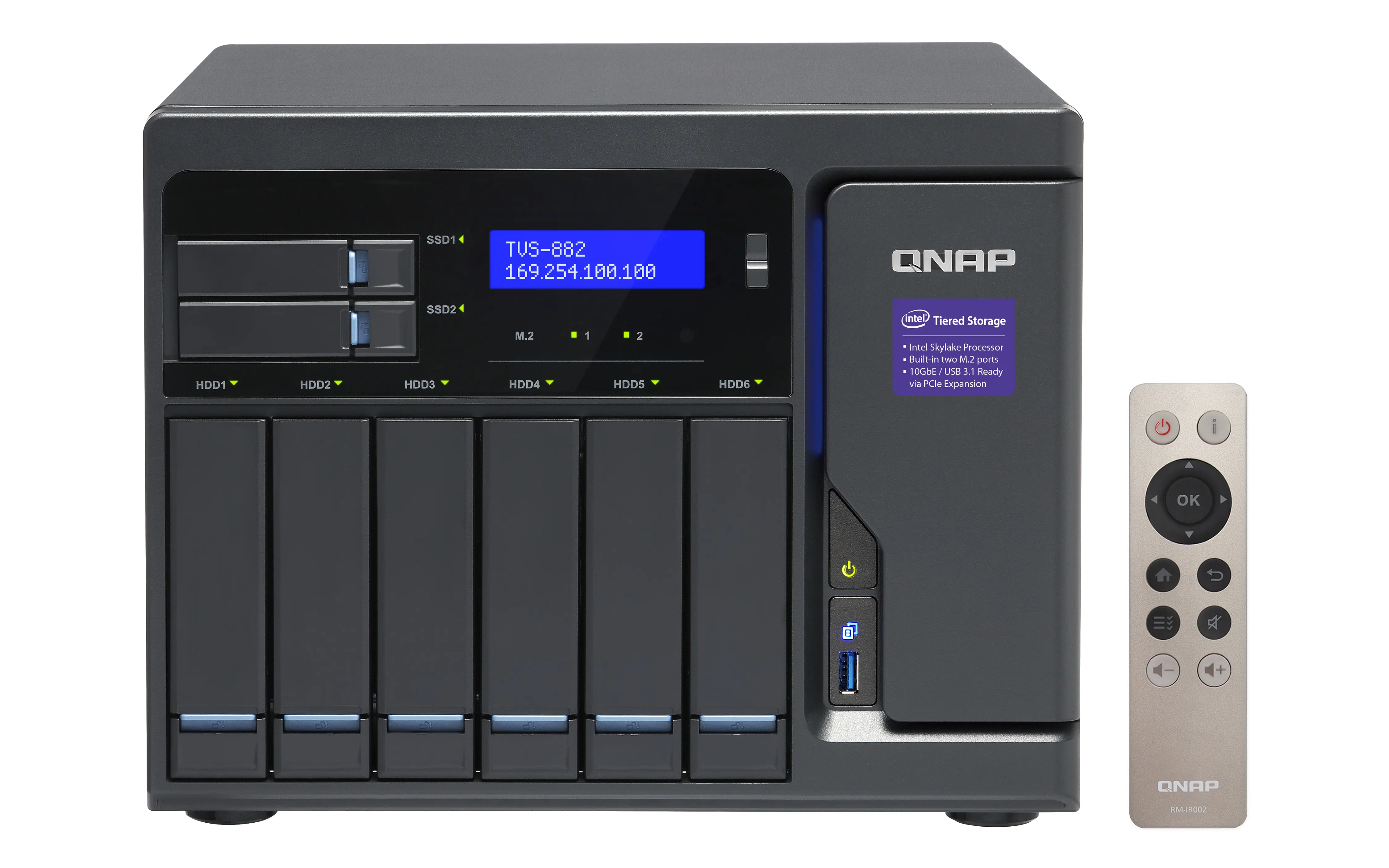 QNAP TVS-882 16 GB TVS-882-I5-16G-450W/72TB-GOLD Bilgisay