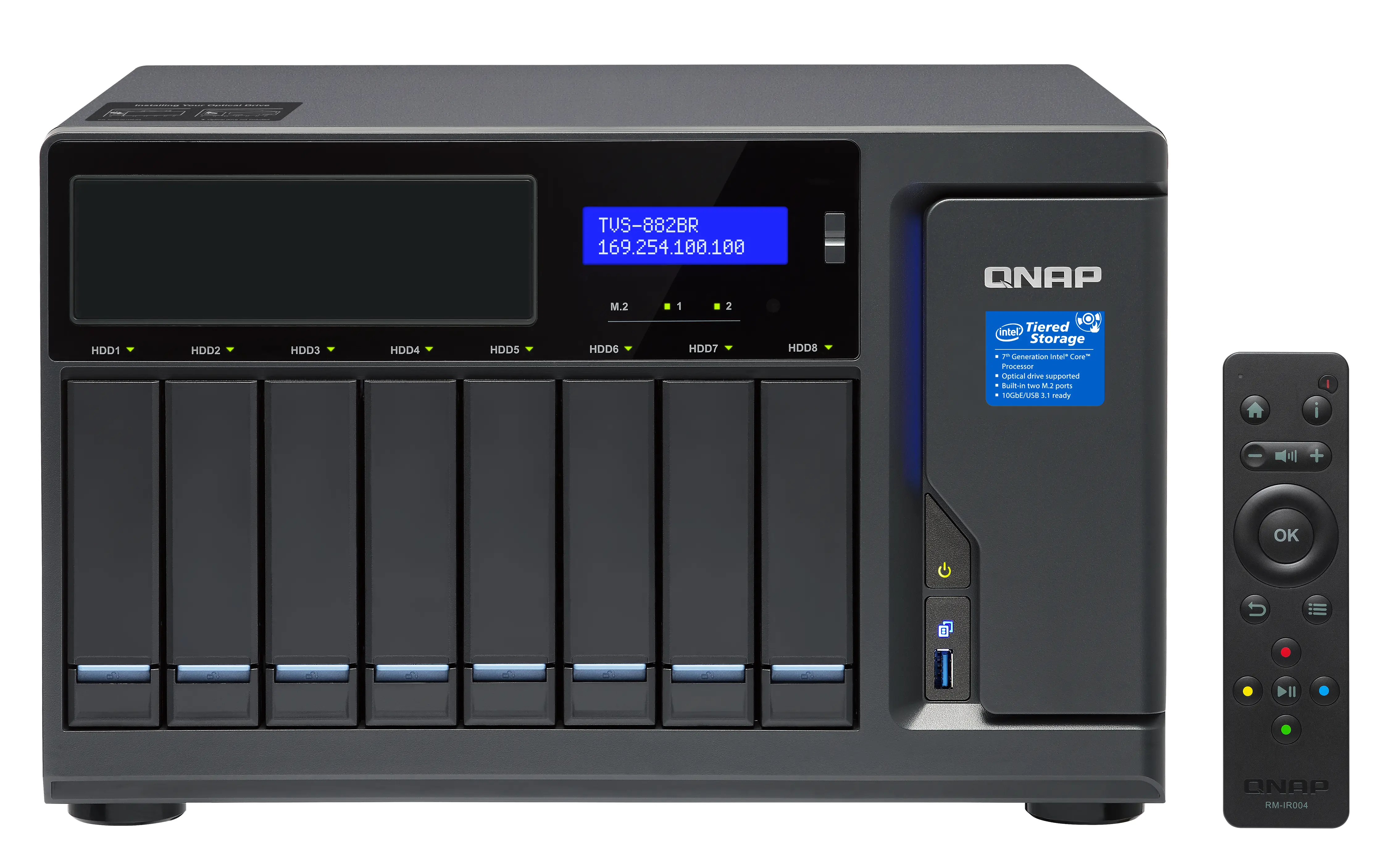 QNAP TVS-882BR 16 GB TVS-882BR-ODD-I5-16G/16TB-RED