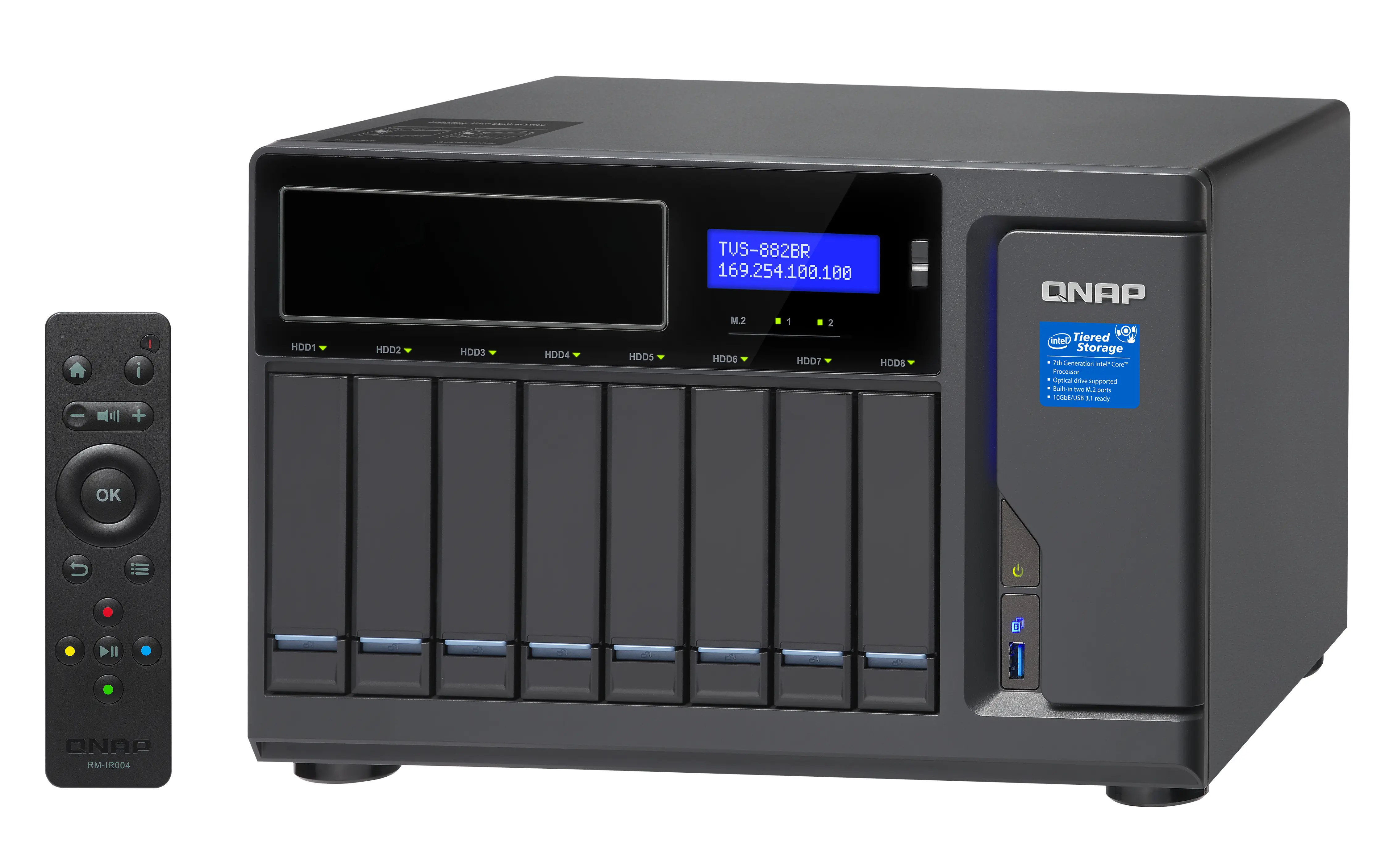 QNAP TVS-882BR 16 GB TVS-882BR-I5-16G/96TB-IW Thumbnail 5