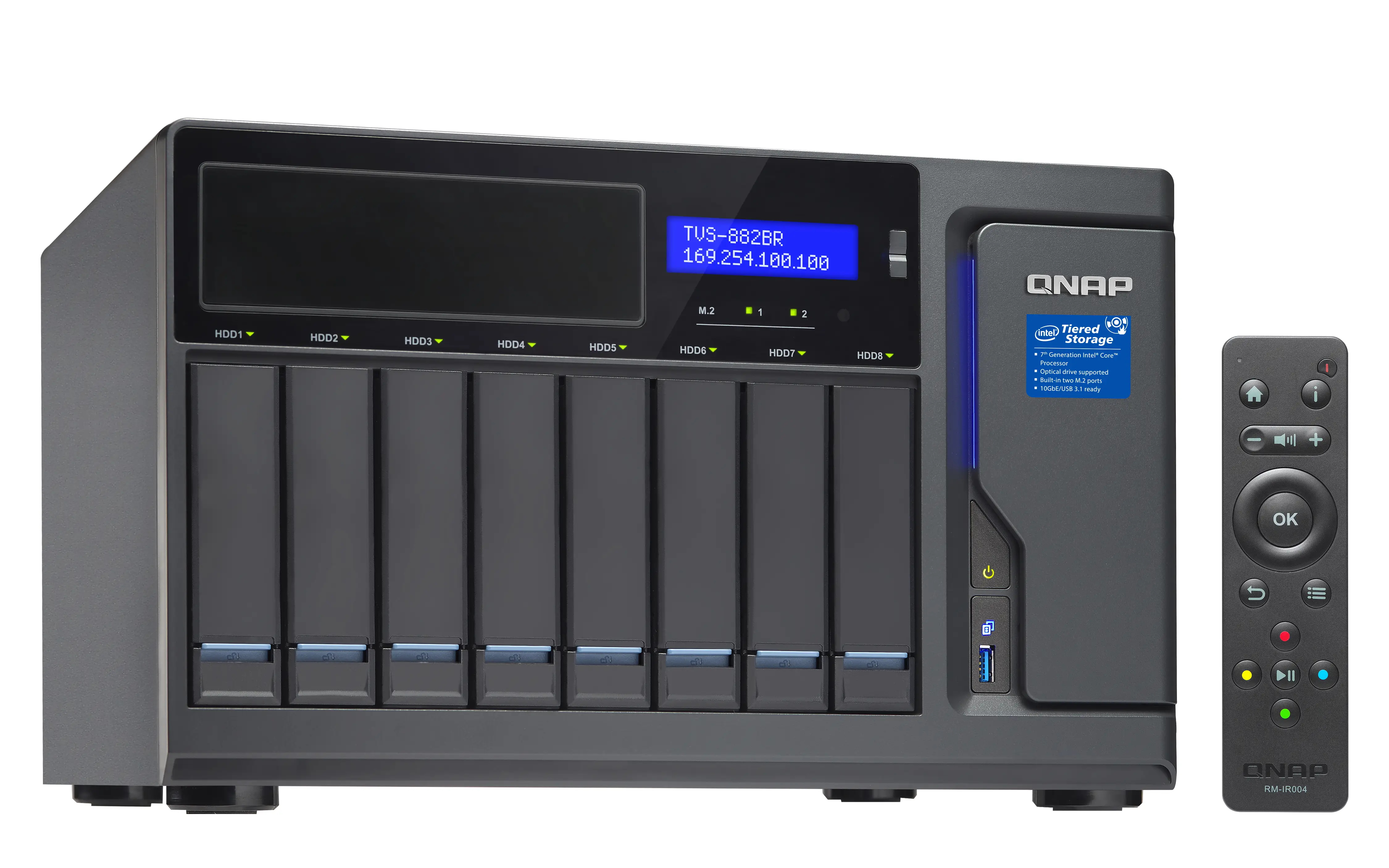 QNAP TVS-882BR 16 GB TVS-882BR-I5-16G/96TB-IW Thumbnail 7