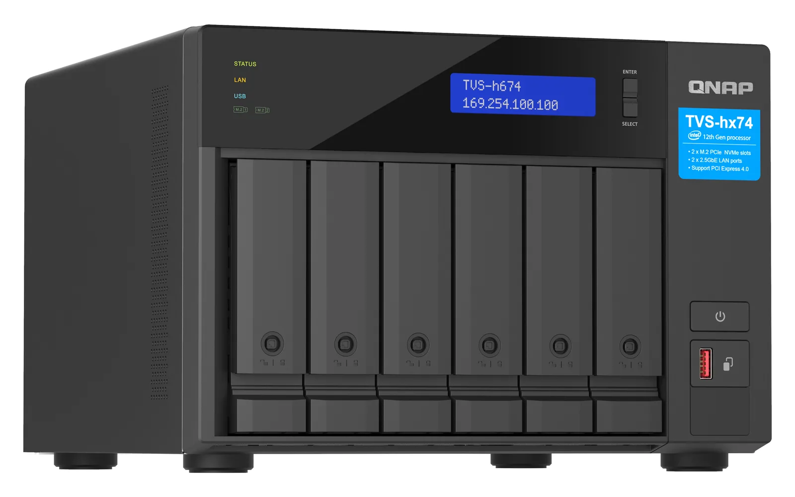QNAP TVS-h674-I5-32G/36TB-IW Thumbnail 3