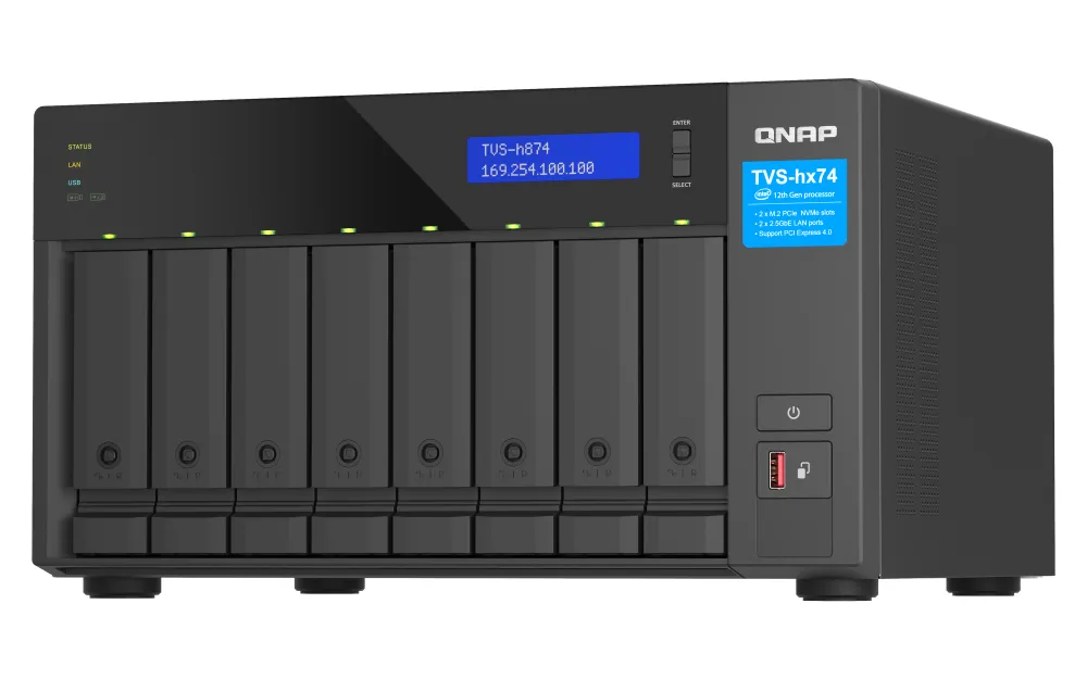 QNAP TVS-h874X-I9-64G/32TB-IW