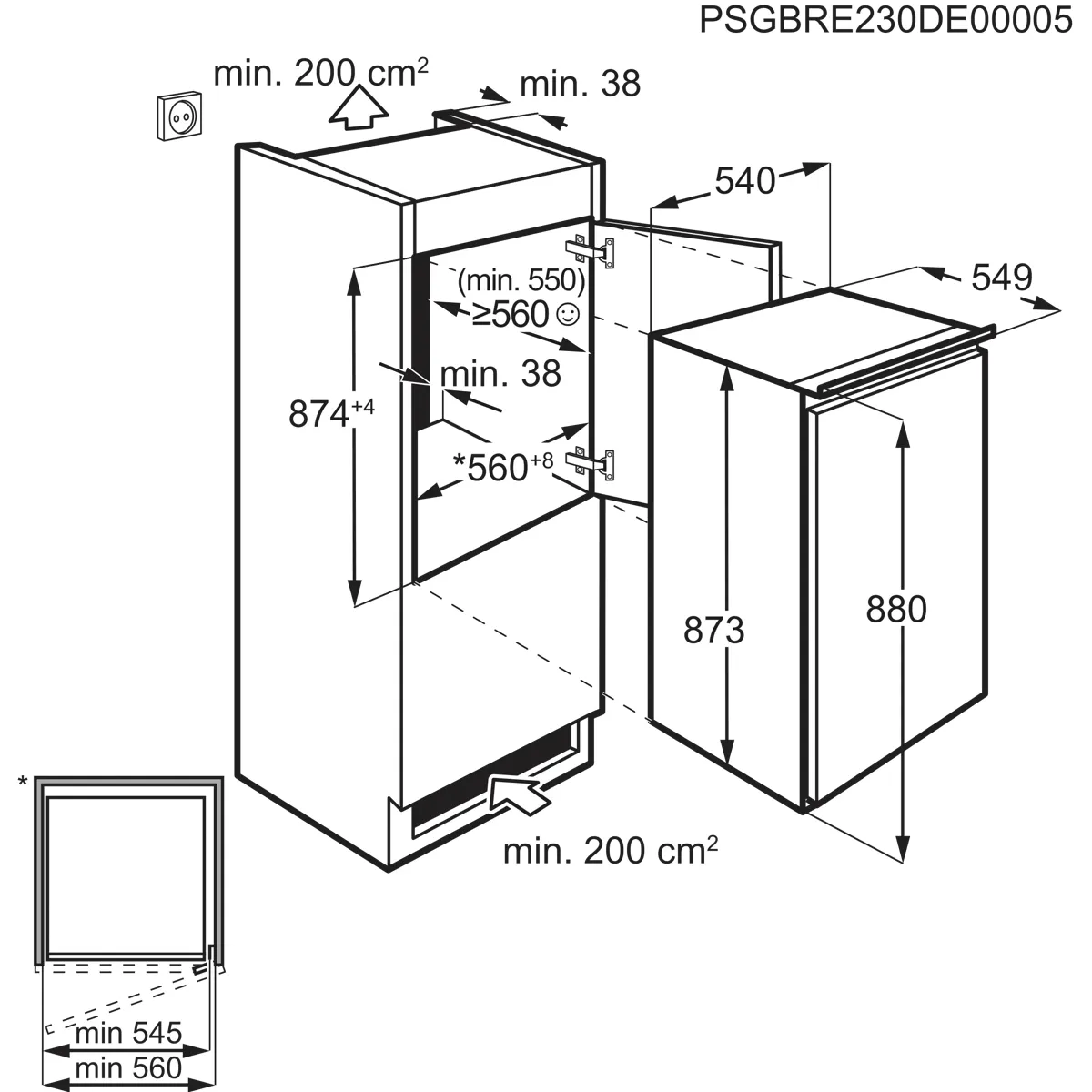 AEG NAB6L88ES 933 033 751 Thumbnail 5