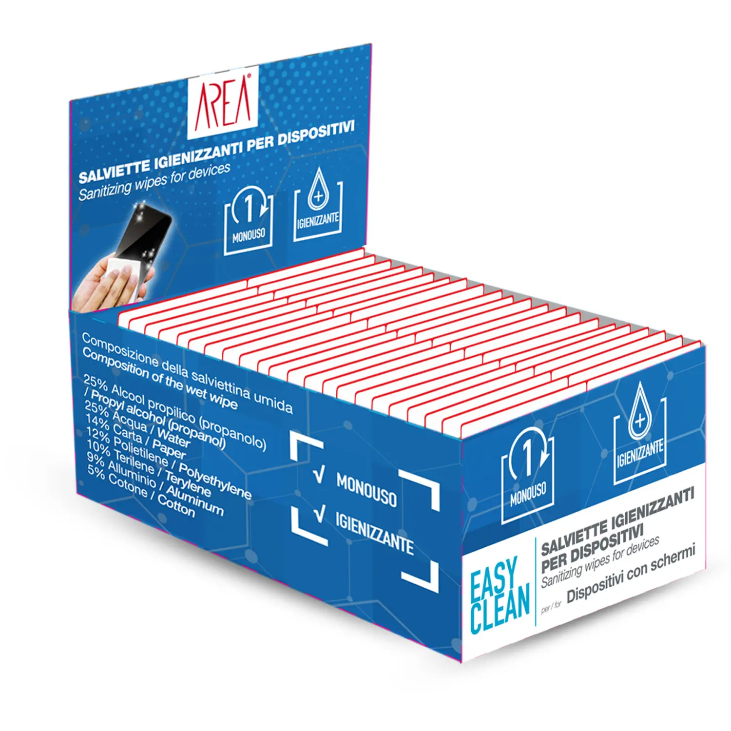 Area Easy Clean WIPESBOX50 Dezenfekte Islak Mendille