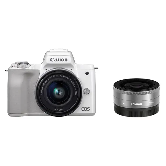 Canon Kiss M + EF-M 15-45mm + 22mm 2683C004 Digital Kame