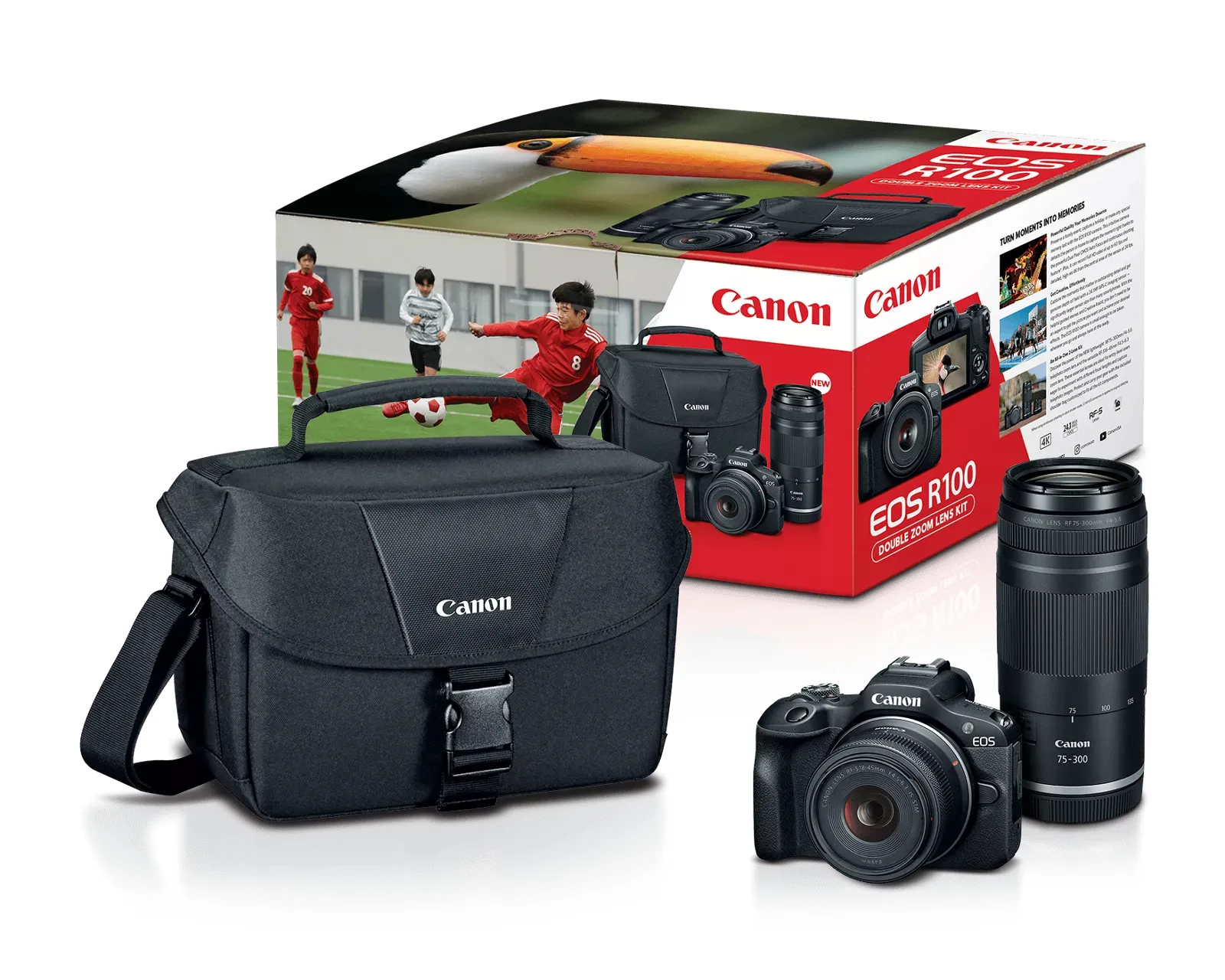 Canon EOS R100 Double Zoom Lens Kit 6052C111 Digital Kame