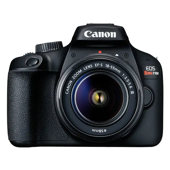 Canon Rebel T100 + EF-S 18-55mm III 2628C003 Digital Kame
