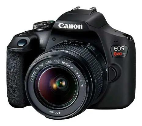 Canon EOS Rebel T7 EF-S 18-55mm f/3.5-5.6 III 2727C003 Digital Kame