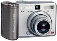 Canon PowerShot A70 NON 3.2Mpix 16MB LCD JPEG 8400A007 Digital Kame
